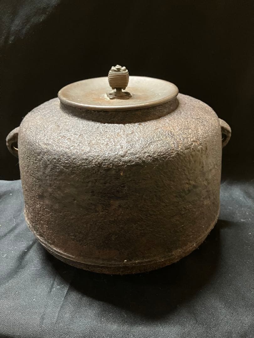 茶釜　寒　鉄瓶　茶道具　骨董品　　B2298