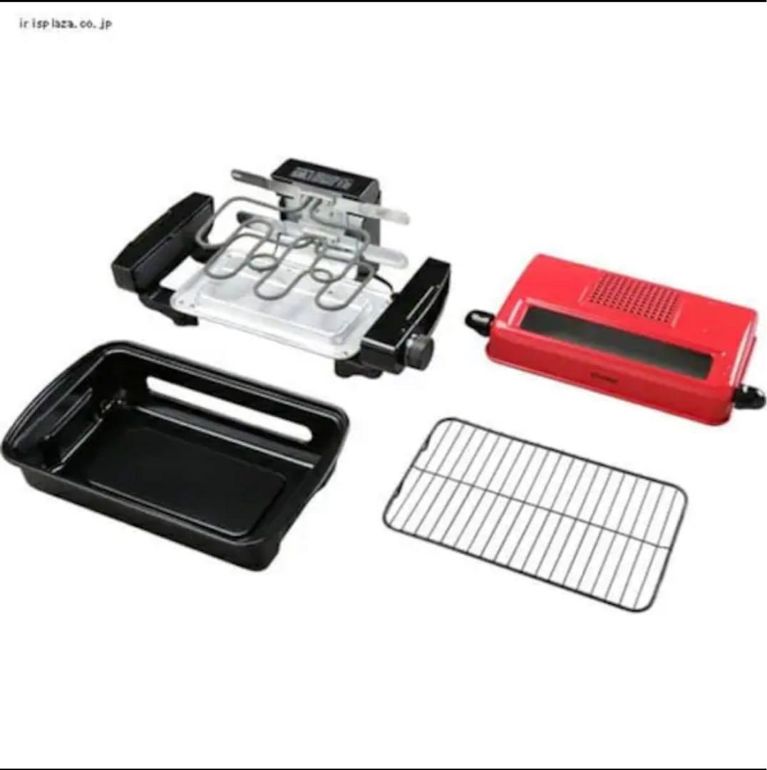 アイリスオーヤマ マルチロースター EMR-1102 赤 未使用 魚焼きグリル