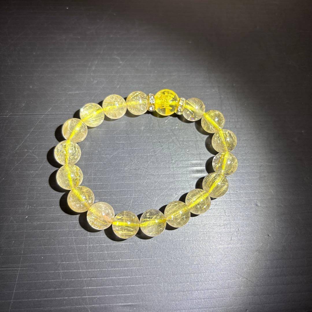そしじ　ルチルクォーツ　ブレス　ルチル　ゴールドルチル　水晶　金運　パチンコ