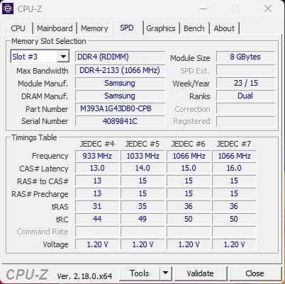 動作確認済 16GB DDR4 2133P