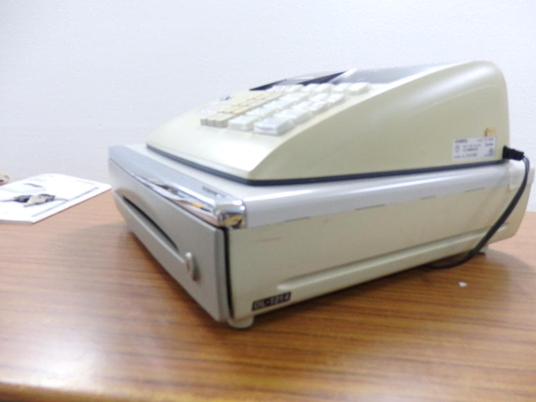 2230　CASIO TE-M80 レジスター 4部門　58㍉感熱紙