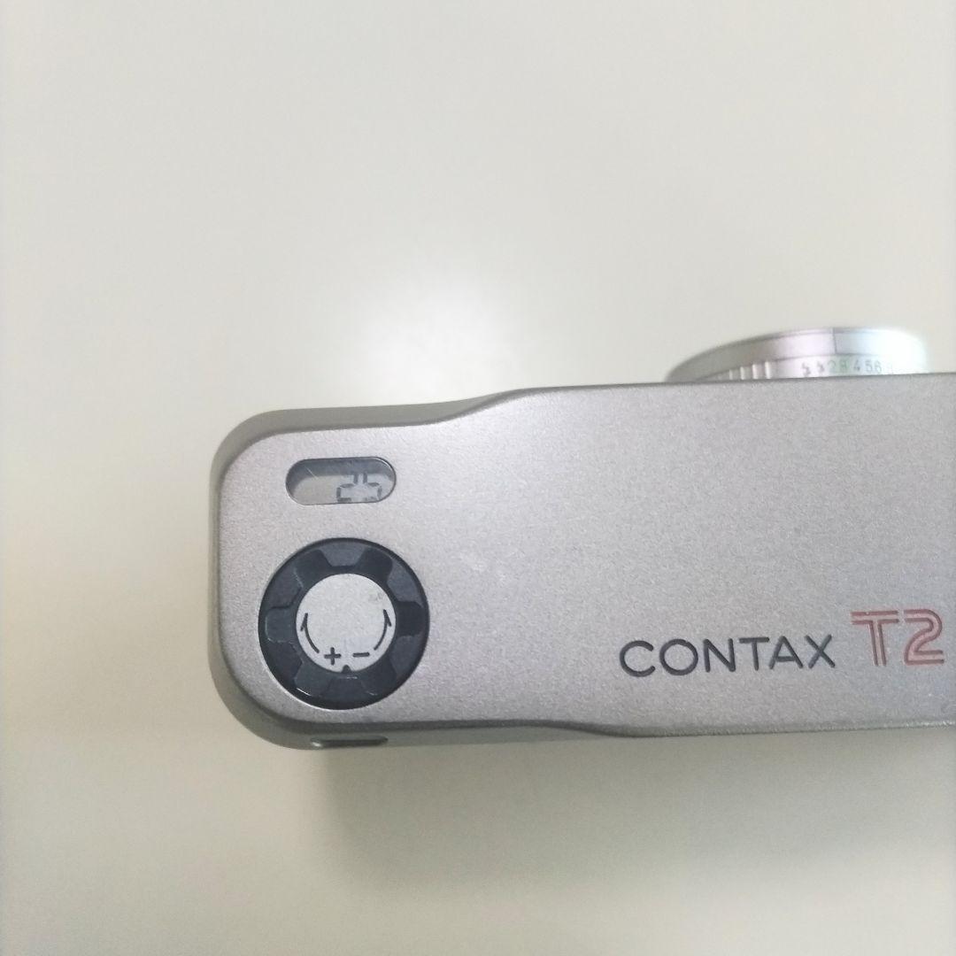 CONTAX T2 チタンシルバー フィルムカメラ contaxt2