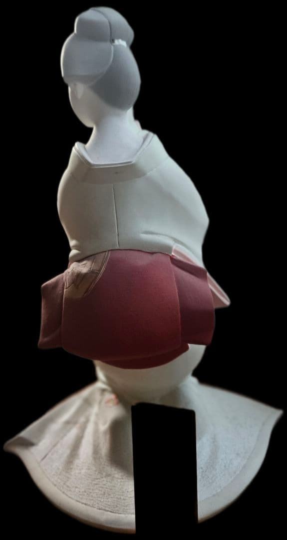 半世紀前購入 の博多人形 「おもかげ」 高さ37㎝　幅15cm ガラスケース無し