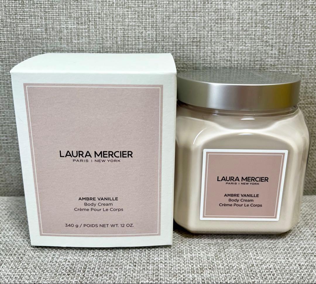 新品未使用 LAURA MERCIERホイップドボディクリーム アンバーバニラ