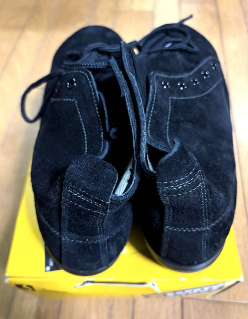 simon シモン 安全靴 編上靴 革製S種EF HI22黒床耐熱 27.5cm