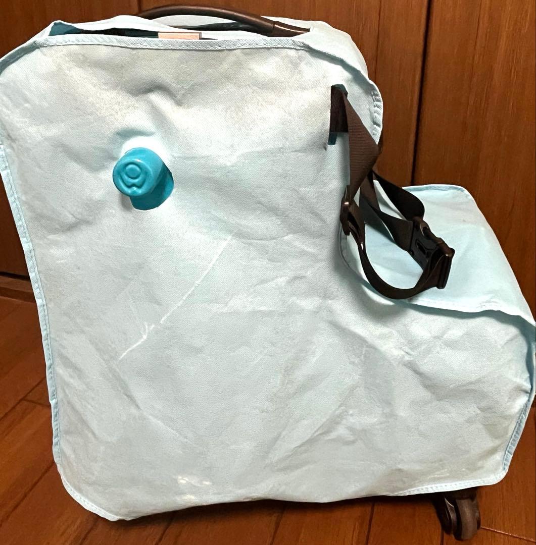 子供が乗れる　キャリーケース　Sサイズ　ブルー AO WEI LA