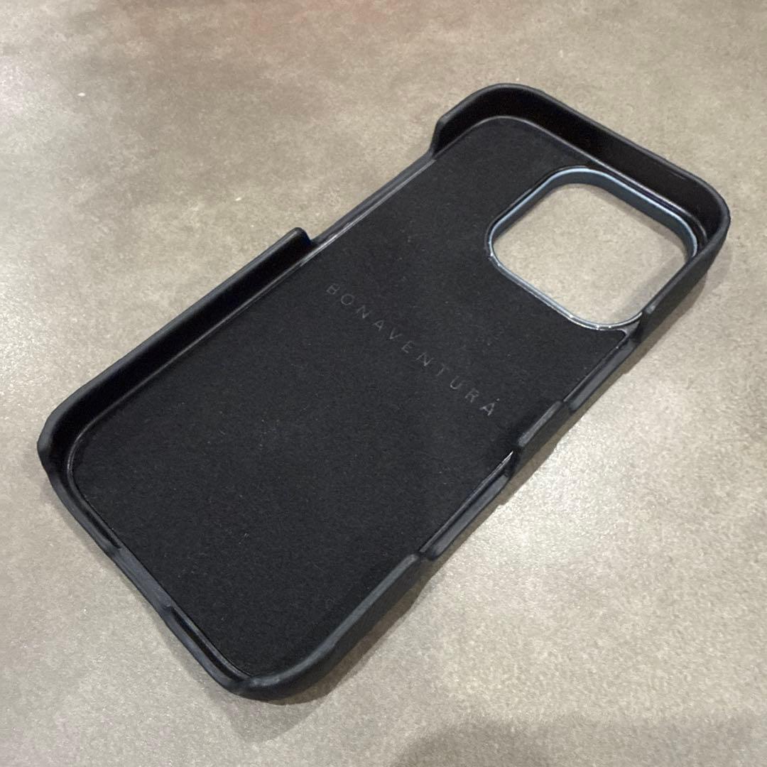 BONAVENTURA レザー iPhone 16PROケース ブラック