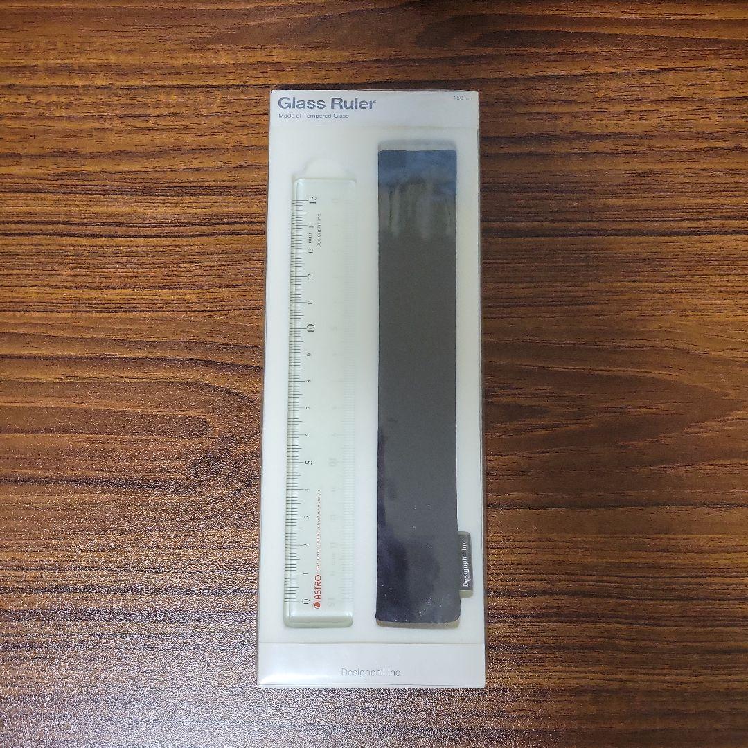 デザインフィル グラスルーラー 150mm 定規 Designphil