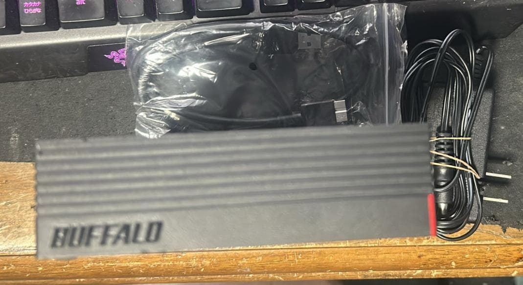 中古　外付けHDD 2TB Buffalo HDJ-LDA2U3-BA