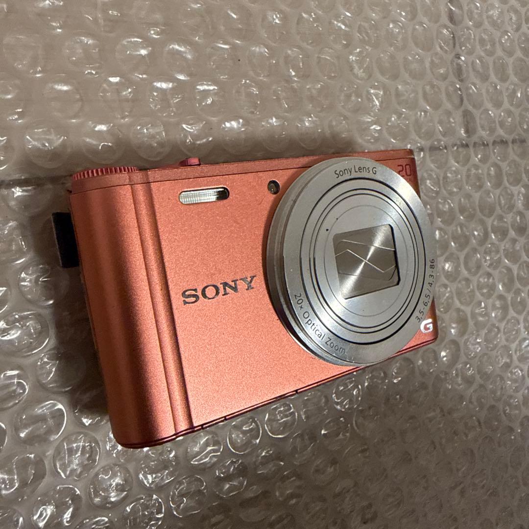 【動作未確認】デジカメ　SONY DSC-WX350 ピンク