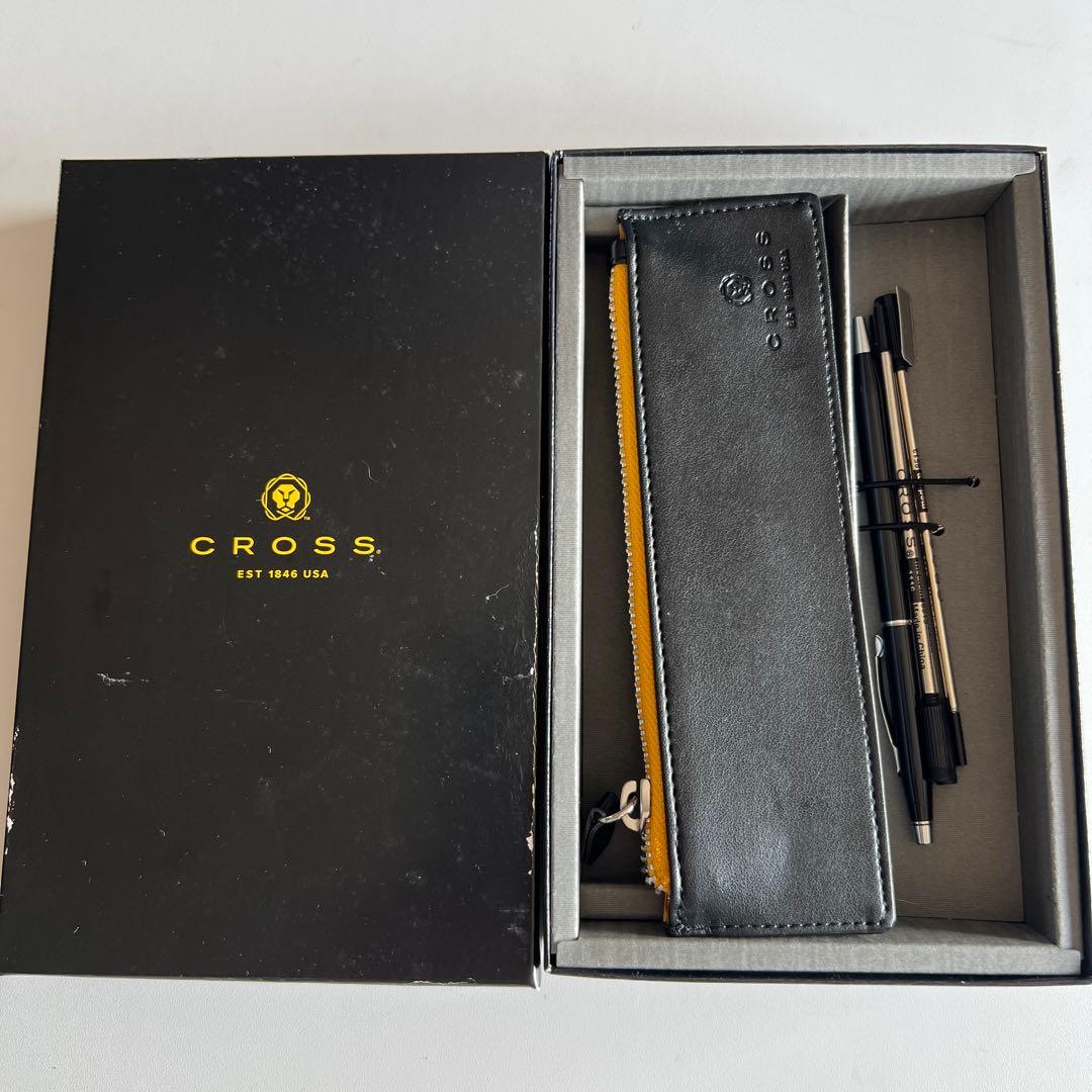 CROSS ボールペンセット レザー