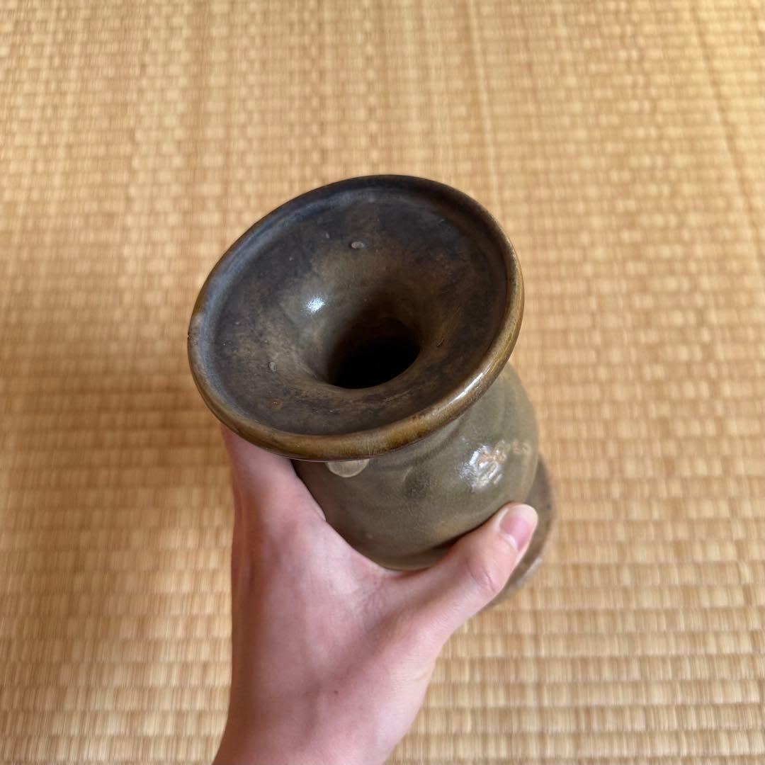古唐津 九州民窯 仏花器 花器 江戸時代 初期伊万里 古薩摩 古美術 骨董 民藝