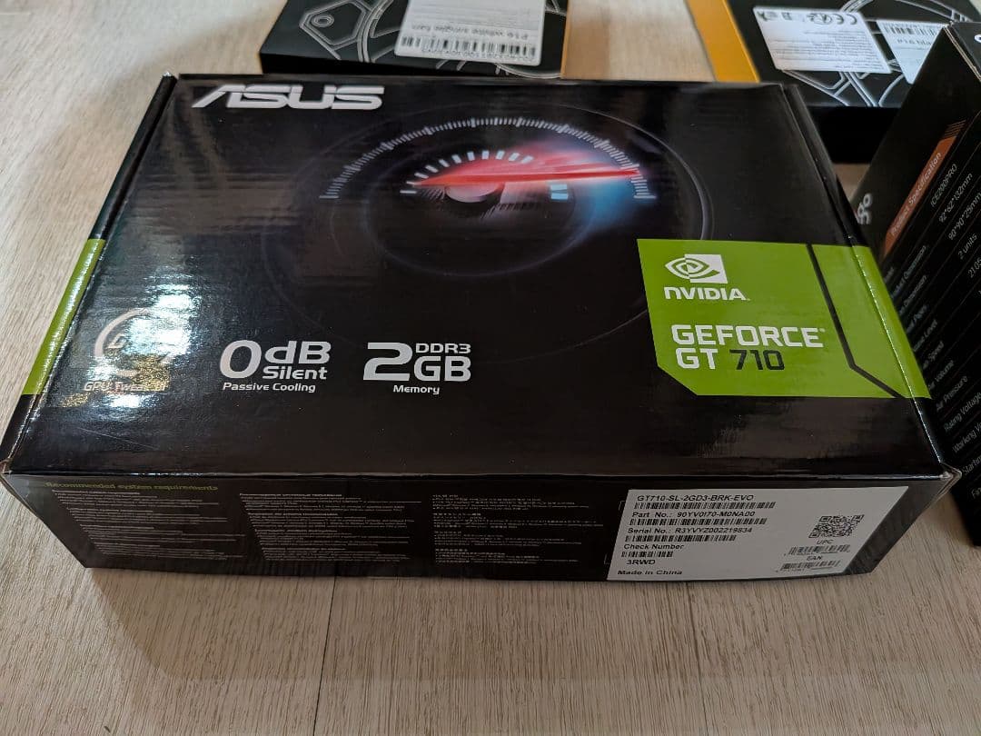 PCパーツセット ASUS GT710 aigo CPUクーラー ケースファン