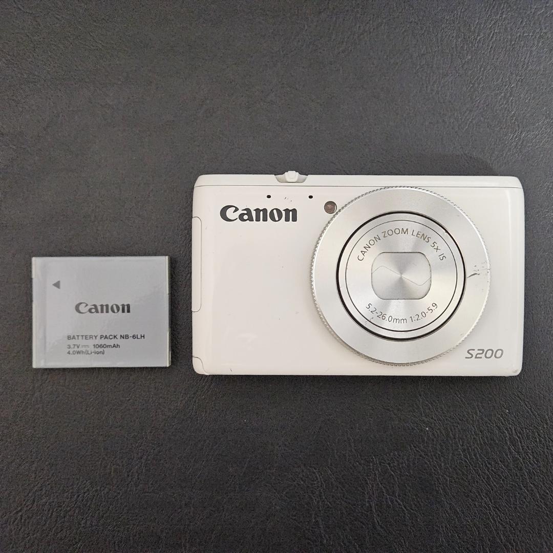 Canon Powershot S200 ホワイト 動作品