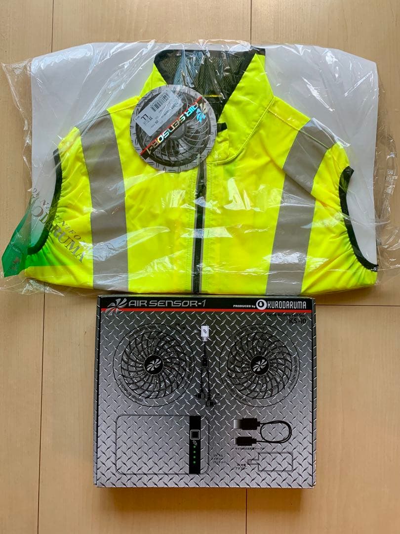 [新品未開封]KURODARUMA空調服 一式　ベストLLサイズ