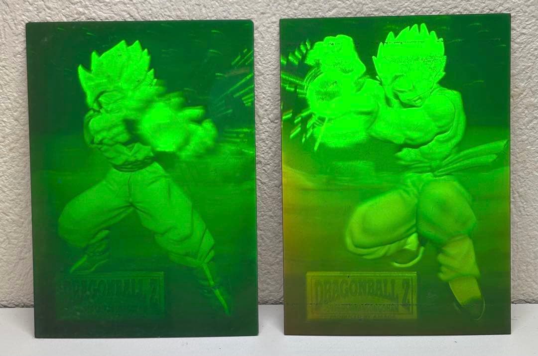 ドラゴンボール　アマダ　3Dホログラムカード 2枚セット 激レアカード