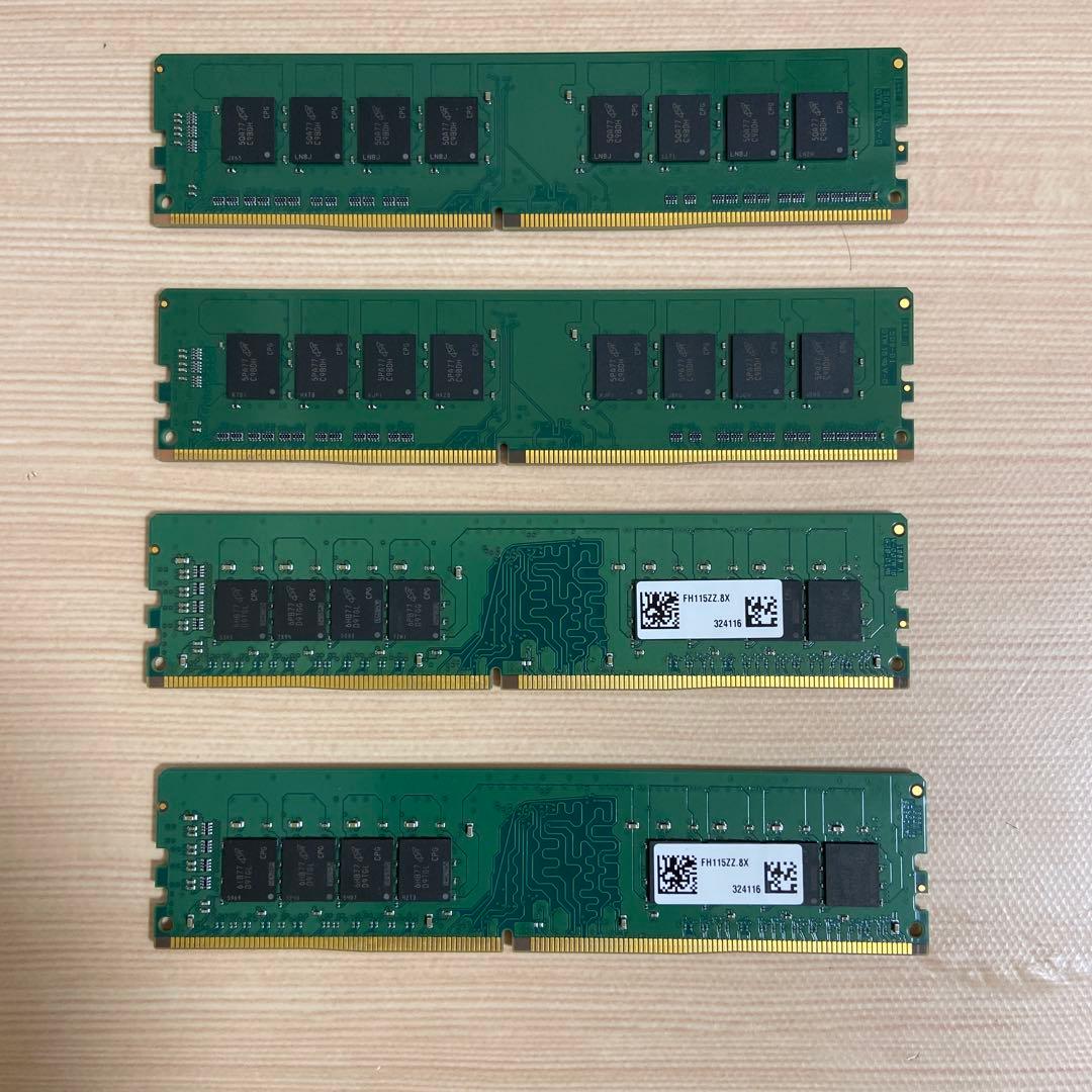 crucial DDR4-2133 8GBx4(32GB) デスクトップ用メモリ