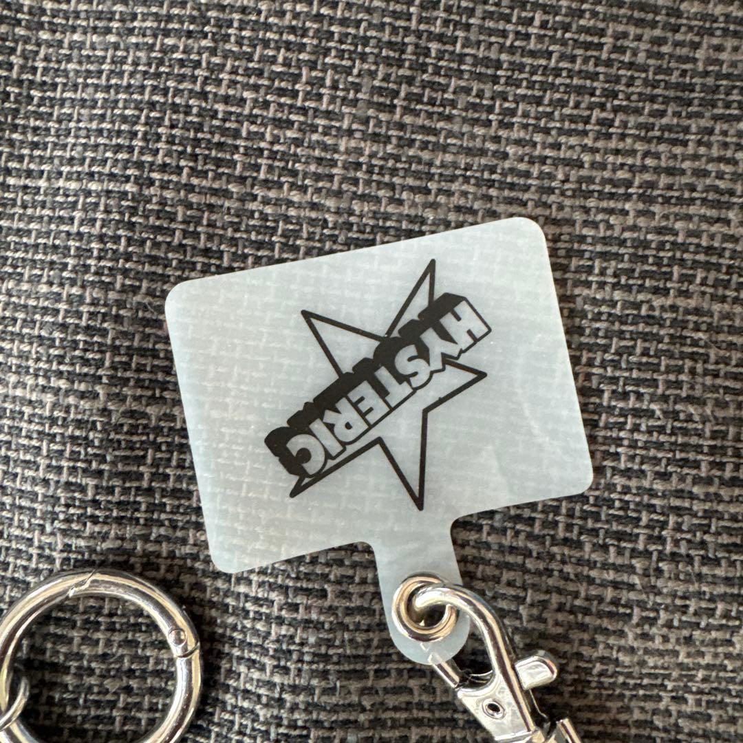 Hysteric glamour ギターピック型 スマホストラップ