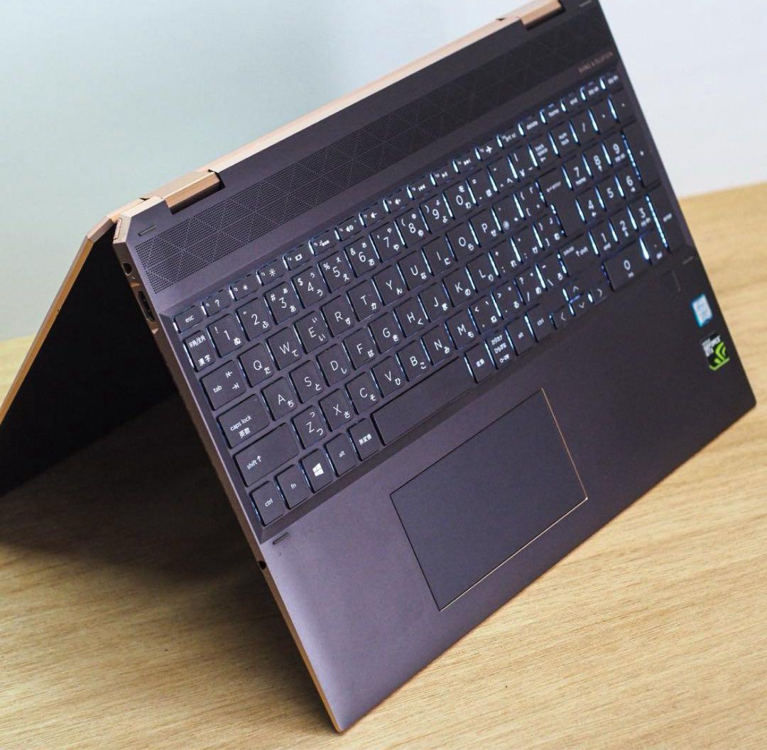HP Spectre x360、UHD(4K)、GTX 1050 Max-Q