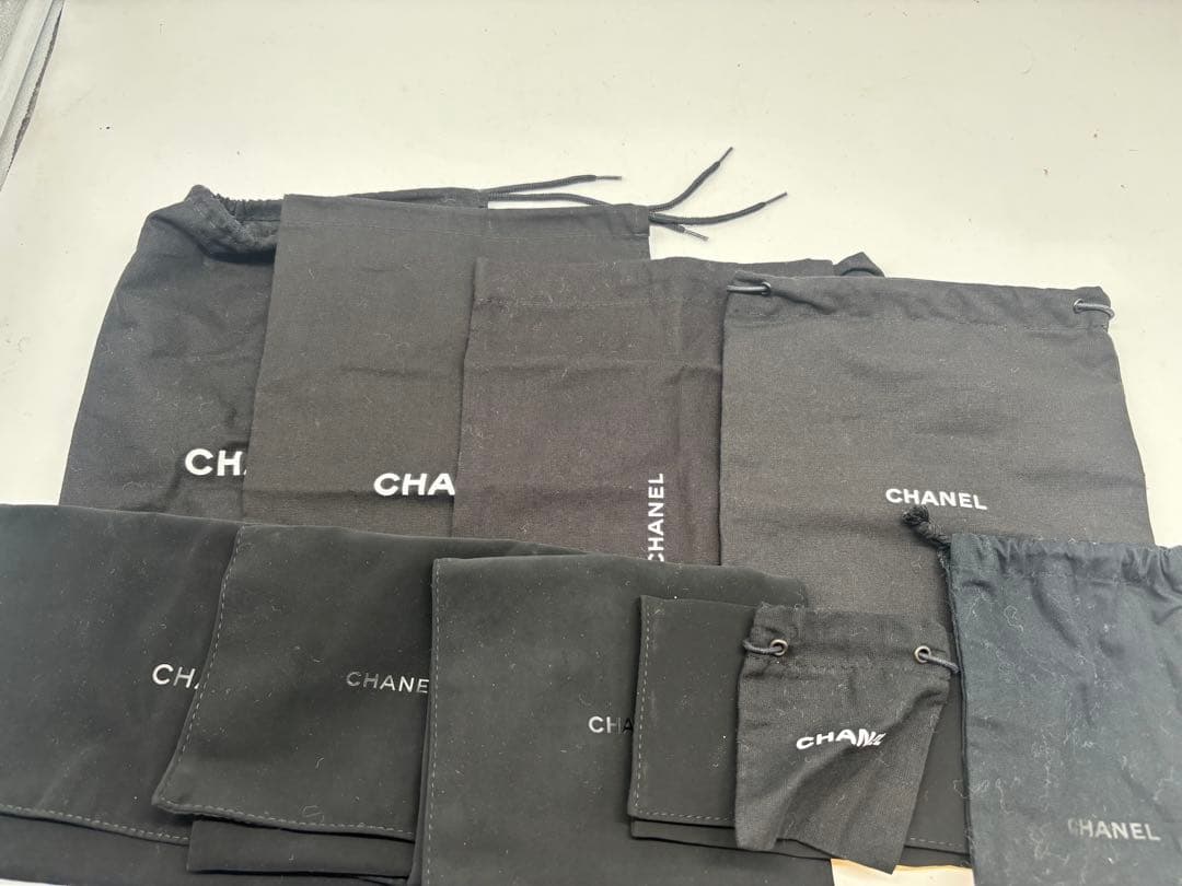 CHANEL シャネル　保存袋巾着ポーチ　x10