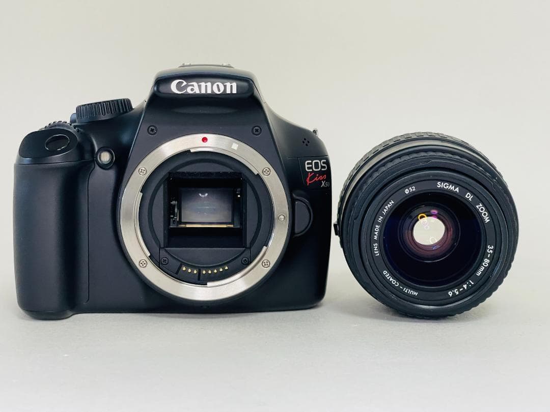 【美品】Canon EOS KISS x50 キヤノン 一眼レフカメラ 動作◎