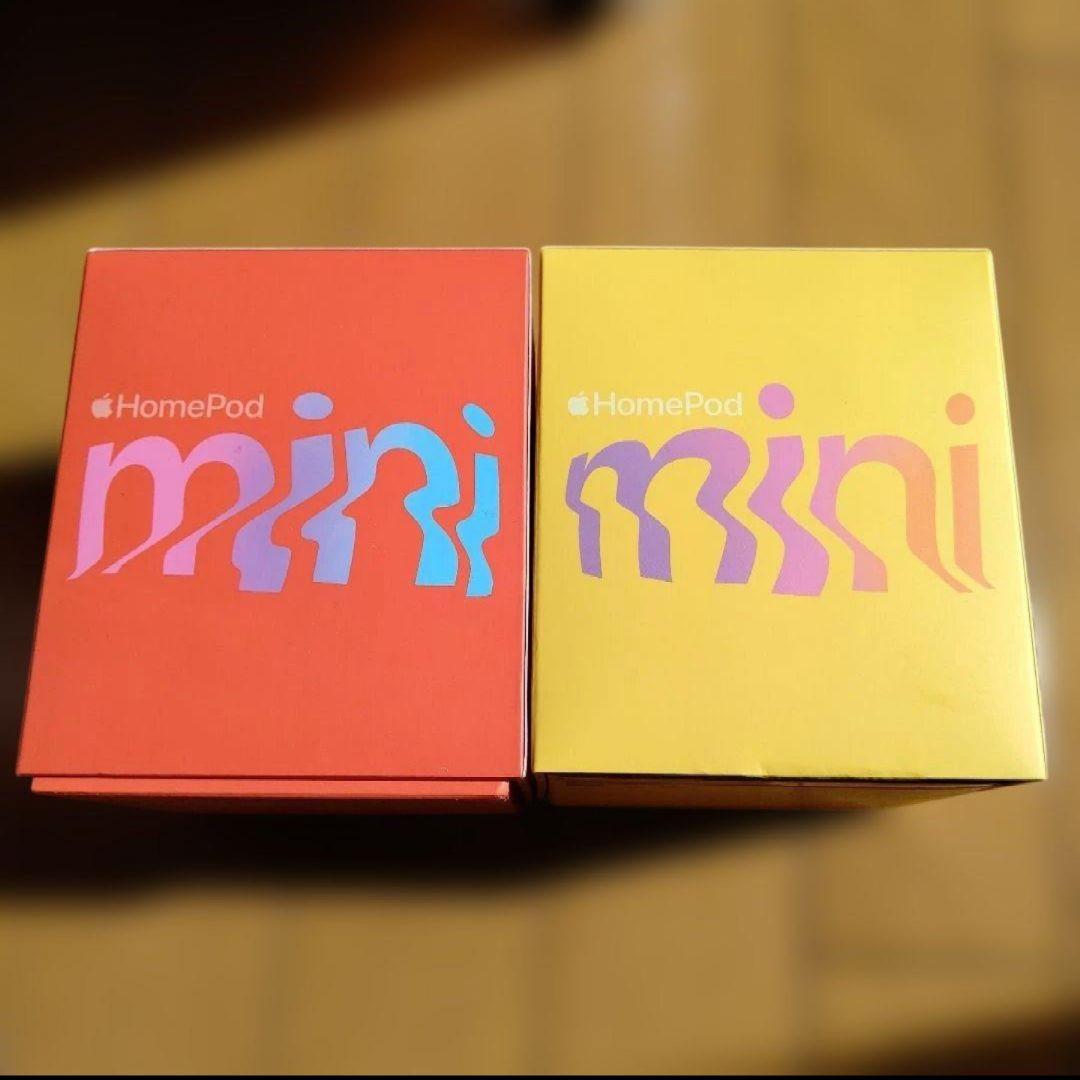 Apple Pod mini オレンジ×イエロー 2個セット